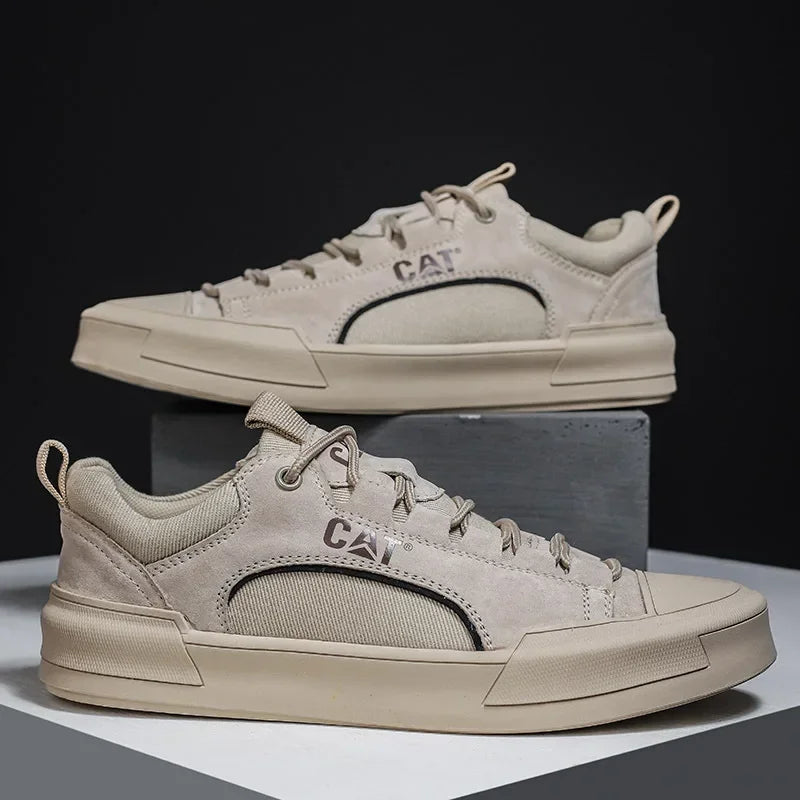 Męskie sneakersy z oddychającymi wstawkami i wytrzymałą podeszwą