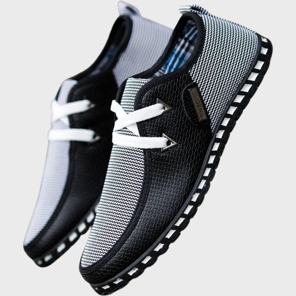 Męskie Buty Codzienne z Minimalistycznym Designem i Solidną Podeszwą