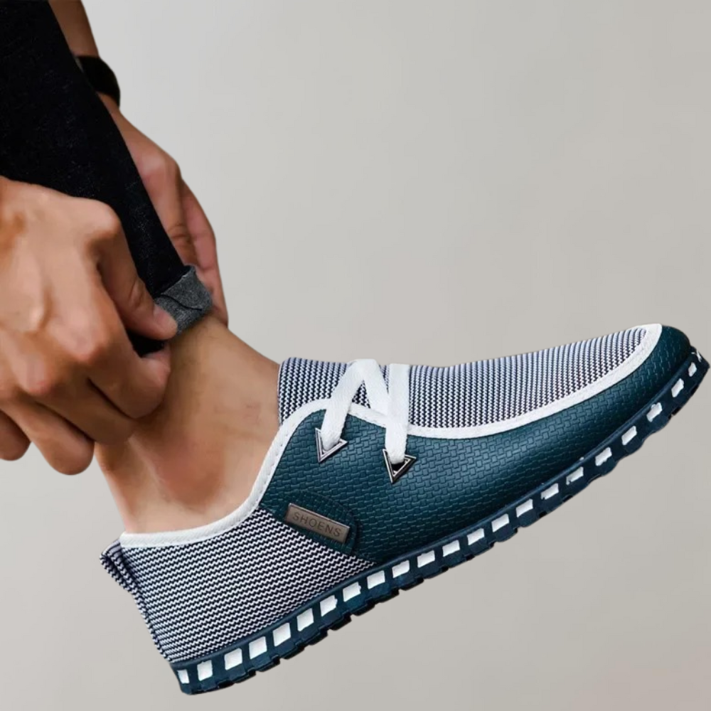 Męskie Buty Codzienne z Minimalistycznym Designem i Solidną Podeszwą