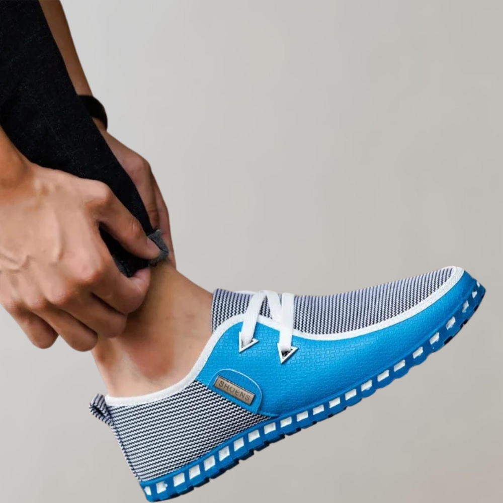 Męskie Buty Codzienne z Minimalistycznym Designem i Solidną Podeszwą
