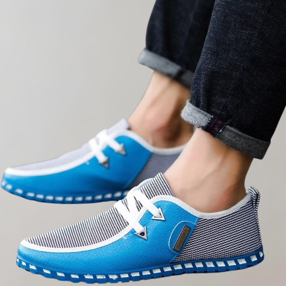 Męskie Buty Codzienne z Minimalistycznym Designem i Solidną Podeszwą