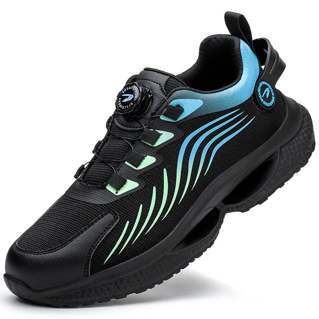 Męskie Buty Sportowe z Oddychającą Siatką i Amortyzowaną Podeszwą
