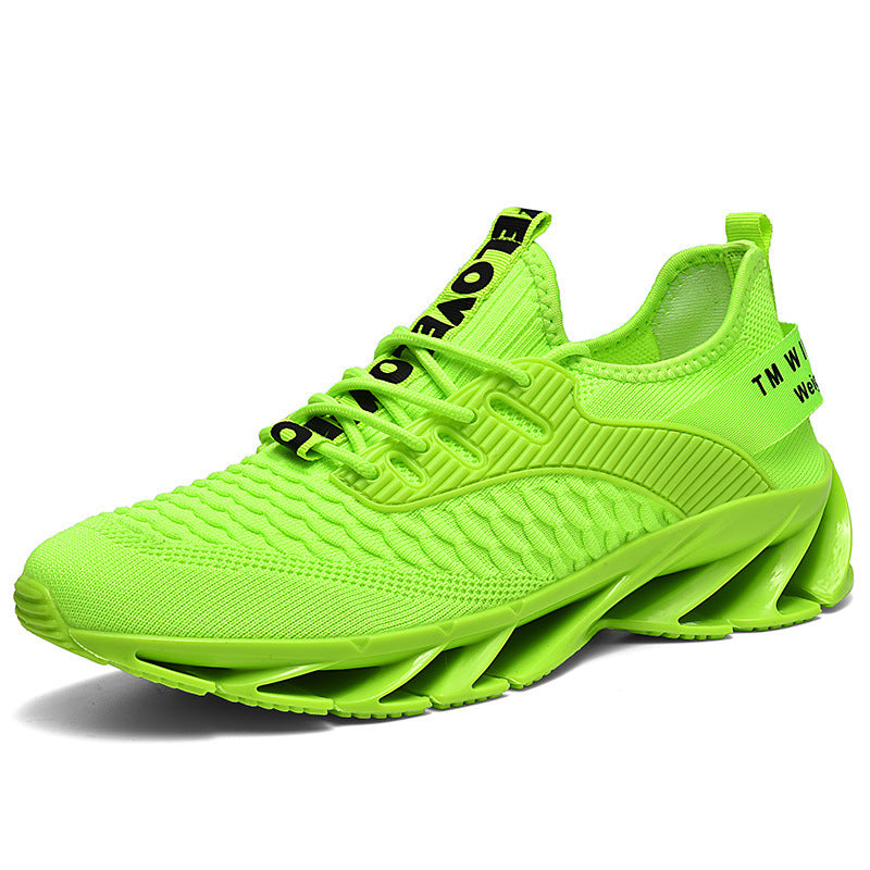 Męskie Sneakersy z Oddychającą Siateczką i Gumową Podeszwą Blade