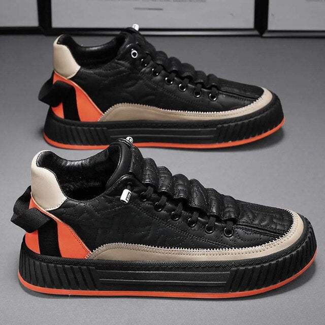 Męskie Sneakersy z Przewiewnym Designem i Niską Podeszwą