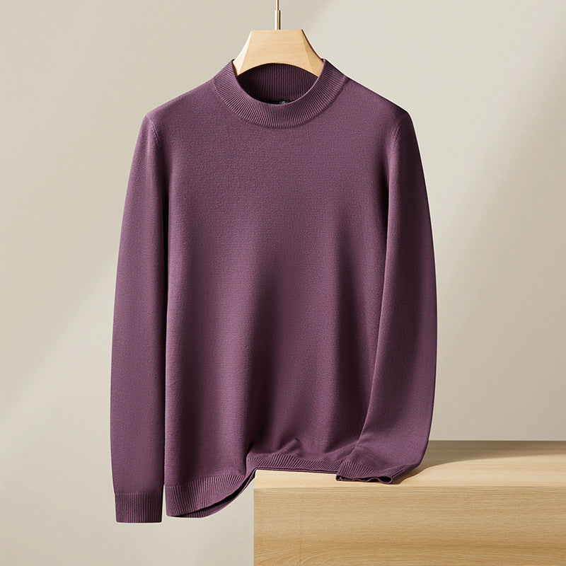 Męski sweter dzianinowy o lekkiej i miękkiej fakturze