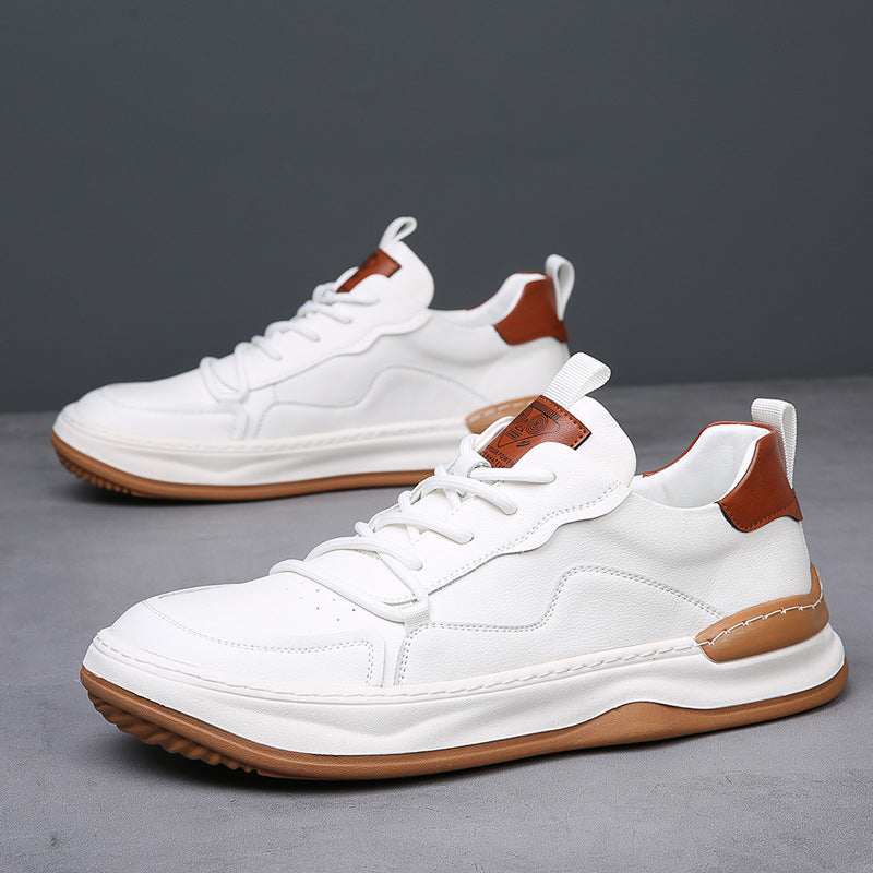 Męskie sneakersy z amortyzowaną wkładką, wyściełanym kołnierzem i gumową podeszwą