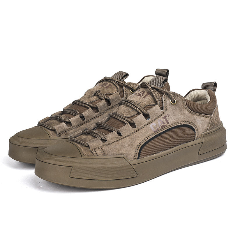 Męskie sneakersy z oddychającymi wstawkami i wytrzymałą podeszwą