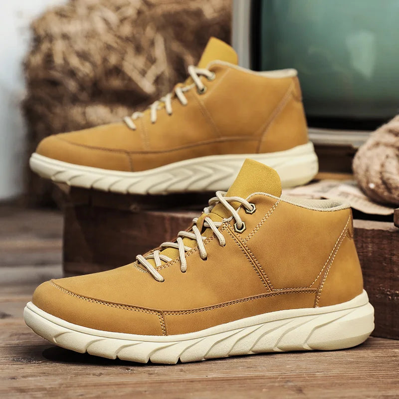 Męskie sneakersy typu high-top z wyściełaną wkładką i antypoślizgową podeszwą