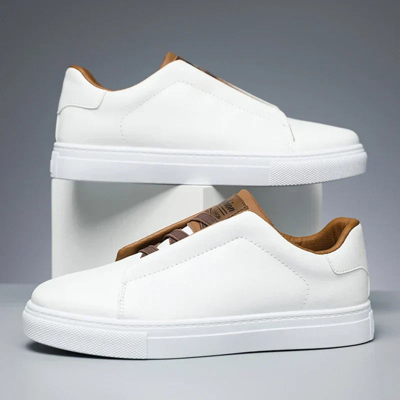 Męskie Sneakersy o Minimalistycznym Designie z Elastyczną Podeszwą i Smukłym Dopasowaniem