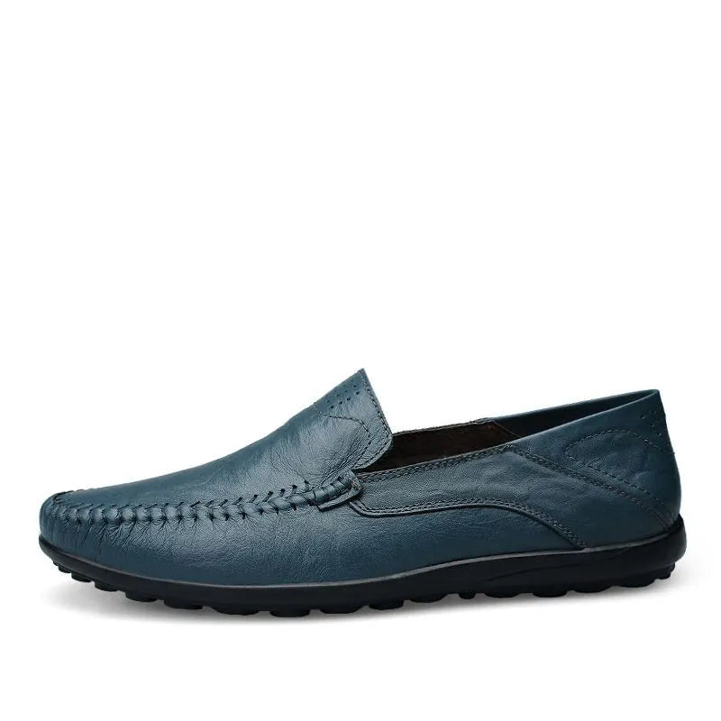 Męskie loafersy z konstrukcją typu slip-on i wkładką amortyzującą