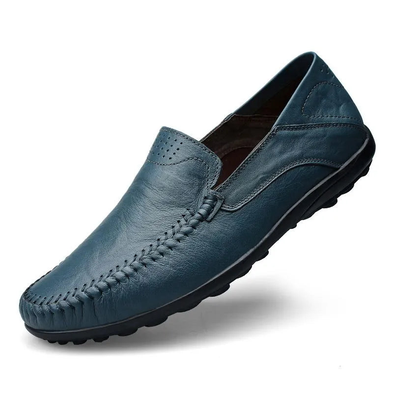 Męskie loafersy z konstrukcją typu slip-on i wkładką amortyzującą