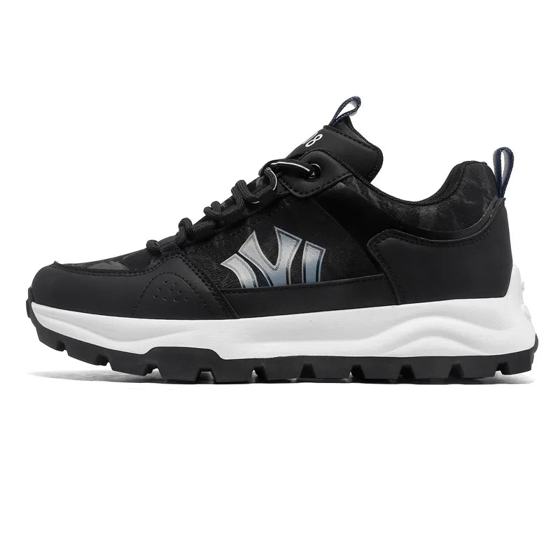 Męskie sneakersy z amortyzowaną wkładką i trwałą podeszwą zewnętrzną
