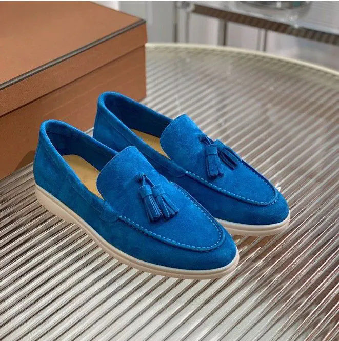 Męskie buty typu high-top z okrągłym noskiem, gumową podeszwą i przeszyciami