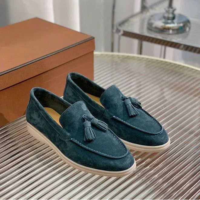 Męskie buty typu high-top z okrągłym noskiem, gumową podeszwą i przeszyciami