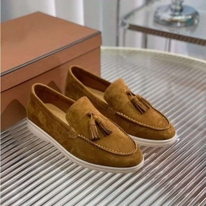 Męskie buty typu high-top z okrągłym noskiem, gumową podeszwą i przeszyciami